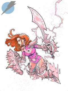 Ryan Ottley - *Tim Odland Benefit Sale* Issue Atom Eve Page Sketch