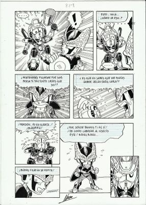 Nacho Fernández | Original page- Dragon Fall #0 – Nacho | Origin Of Comics