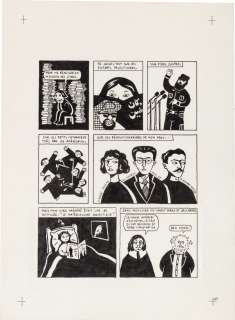 Marjane Satrapi | Persepolis (Original Book Art, page 10) | Sotheby’s