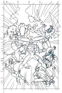 Arthur Adams | 1993 VORTEX #7 CVR. PRELIM.  | Tri-State Original Art