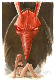 Hulet. Illustration originale Pharaon | BDEnchères