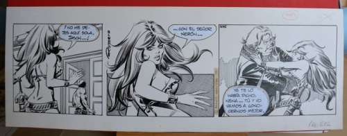 Romero, Enrique B. | original strip "Axa" (1980) | Catawiki