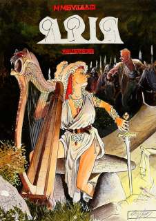 Weyland - Lot 566 - Aria, illustration au feutre, à l‘aquarelle et…