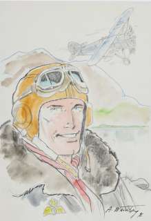 Weinberg | Dan Cooper, illustration à la mine de plomb, aux… | AZ auction