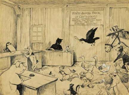 KURT WIESE. "The First Animal Bank of Centerboro." [CHILDREN’S / PIGS] | Swann Galleries