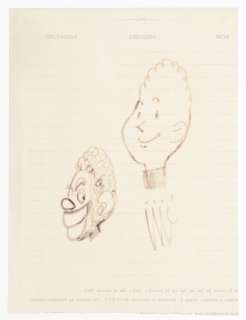 Jijé | Blondin et Cirage, illustration au feutre, au… | AZ auction