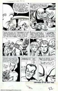Jack Kirby and Dick Ayers - Original Art for Fantastic Four #14, page 22 (Marvel, 1962). Under the spell of the - | Heritage
