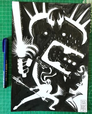 Victor Santos | Inktober (day 13) | Victor Santos