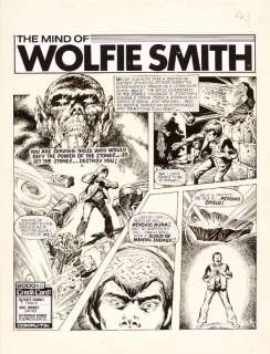 2000 AD Prog 139. The Mind of Wolfie Smith original artwork by Eduardo… | Comic Book Auctions ltd