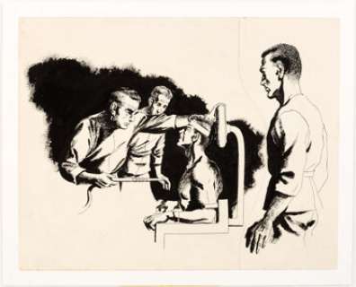 Don Sibley Galaxy Science Fiction Magazine Sept-1951 "The Puppet Masters" (by Robert A.  Heinlein) - | Heritage