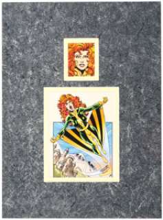 Alex Saviuk, Brad Vancata, and Paul Mounts 1992 Impel Marvel Universe III Trading Card #60 "Siryn" -