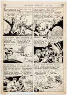 Dan Barry Action Comics #150 "Six Slugs for the Vigilante" Story Page 6 Original Art (DC, 1950). The - | Heritage