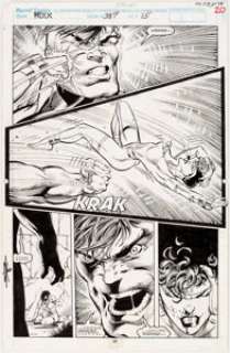 Dale Keown and Joe Rubinstein Hulk #387 Story Page 15 Original Art (Marvel, 1991). Peter David’s intelligent - | Heritage