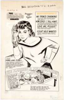Jack Sparling (attributed) True Bride-To-Be Romances Splash Page Original Art Splash Page (Harvey Comics, - | Heritage