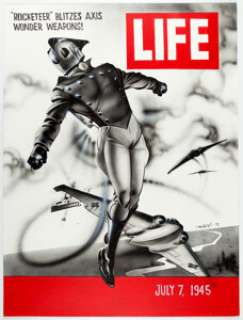 Ken Steacy - Rocketeer Life Magazine Faux-Cover Painting Original Art (1991)....