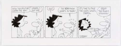 Rick Kirkman Baby Blues Daily Comic Strip Original Art dated 2-13-2014 (King Features Syndicate, 2014).... | Heritage