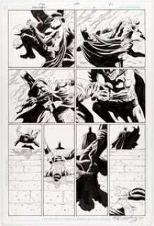 Paul Gulacy and Jimmy Palmiotti Year One: Batman/Ra’s al Ghul #2 Story Page 31 Original Art (DC, 2005).... | Heritage