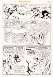Irv Novick, Frank McLaughlin, and Dick Giordano Flash #215 Story Page 19 Original Art (DC, 1972).... | Heritage