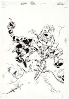 Joe Staton and Dave Hunt Scooby-Doo #39 Cover Original Art (DC, 2000)....