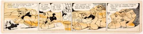 Otto Messmer Felix the Cat Daily Comic Strip Original Art dated 11-16-35 (King Features Syndicate, 1935).... | Heritage
