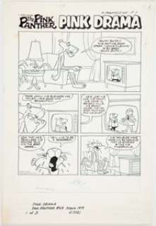 Pink Panther #64 Complete Book Original Art Group of 22 (Gold Key/Western, 1974).... (Total: 22 Original Art) | Heritage