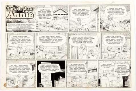 Harold Gray Little Orphan Annie Sunday Comic Strip Original Art dated 5-3-64 (News Syndicate Co., 1964).... | Heritage