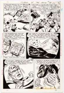Bob Brown Challengers of the Unknown #57 Story Page 22 Original Art (DC, 1967).... | Heritage