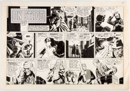 Leonard Starr Mary Perkins, On Stage Sunday Comic Strip Original Art dated 11-26-61 (Chicago Tribune, 1961).... | Heritage