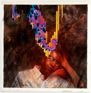  - Bill Sienkiewicz Big Numbers #6 Unpublished Cover Painting Original Art (Mad Love Publishing, 1992)....