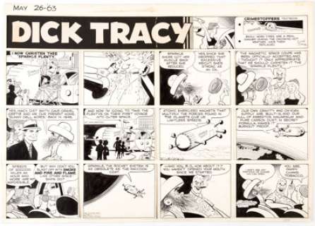 Chester Gould Dick Tracy Sunday Comic Strip Original Art dated 5-26-63 (Chicago Tribune, 1963).... | Heritage