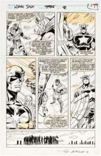  - Tom Morgan Avengers: The Korvac Saga Story Page 2 Original Art (Marvel, 1991)....