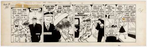 Chester Gould Dick Tracy Daily Comic Strip Original Art dated 8-10-45 (Chicago Tribune, 1945).... | Heritage