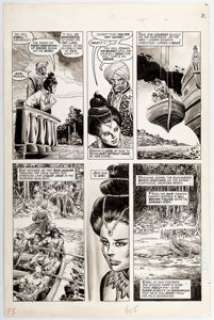 John Buscema and Sonny Trinidad The Savage Sword of Conan #22 Page 15 Original Art (Marvel Comics, 1977).  Robert E. - | Heritage
