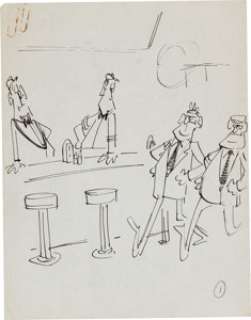 Don Martin MAD Magazine #53 "Breakfast at Liggett’s" Complete Story Preliminary Artwork Original Art Group of 11 (... (Total: 11 Items) | Heritage