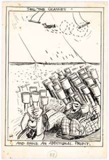 George Herriman archy does his part Interior Illustration Original Art (Doubleday, 1935).... | Heritage