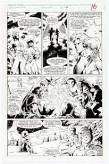Alan Davis and Mark Farmer Excalibur #45 Story Page 16 Original Art (Marvel, 1991).... | Heritage