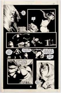Joe Quesada and Kevin Nowlan Batman: Sword of Azrael #1 Page 20 Original Art (DC Comics, 1992). ... | Heritage