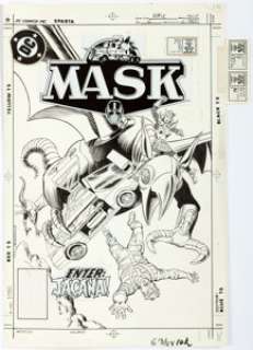 Curt Swan and Murphy Anderson MASK #6 Cover Original Art (DC Comics, 1987). ... | Heritage