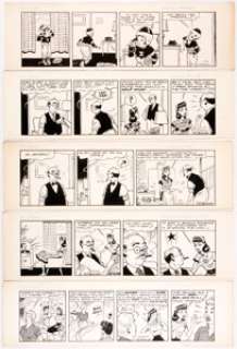  - Phil Berube Oh, Diana! Daily Comic Strip Original Art Group of 25 (AP Newsfeatures, c. late 1940s)....