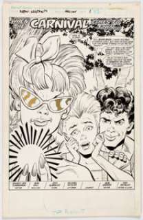  - Bob Hall and Jeff Albrecht New Mutants #92 Splash Page 1 Original Art (Marvel, 1990)....