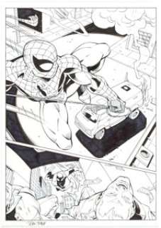  - Dylan Teague Spectacular Spider-Man (UK) #144 Original Art (Marvel UK, 2007)....