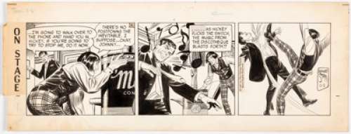Leonard Starr On Stage Daily Comic Strip Original Art dated 11-2-67 (Chicago Tribune, 1967). ... | Heritage