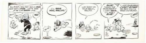 Walt Kelly Pogo Daily Comic Strip Original Art dated 11-27-65 (Hall Syndicate, 1965).... | Heritage