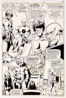  - Mike Vosburg and Bob Smith Secret Society of Super-Villains #15 Story Page 4 Original Art (DC, 1978)....