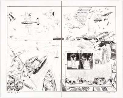 Sean Murphy The Wake #9 Double Splash Pages 16 and 17 Original Art (DC/Vertigo Comics, 2014).... (Total: 2 Original Art) | Heritage