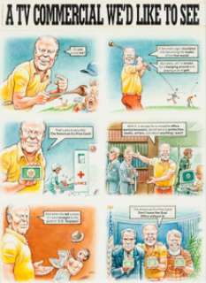 Harvey Kurtzman and Will Elder (as WEHK) MAD #271 "A TV Commercial We’d Like to See" Back Cover Original Art (EC, ... | Heritage