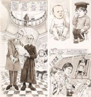 Harry North MAD #189 Complete 7-Page Story "The Ominous" Original Art (EC Comics, 1977).... (Total: 7 Original Art) | Heritage