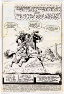Dick Ayers and John Tartaglione The Rawhide Kid #91 Opening 9 Story Pages (Marvel Comics, 1970).... (Total: 9 Original Art) | Heritage