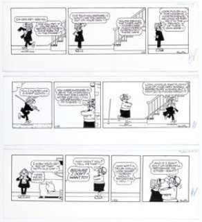 Reg Smythe Andy Capp Daily Comic Strip Original Art Group of 3 (Creator‘s Syndicate, 1990-92).... (Total: 3 Original Art)