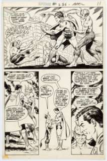 Curt Swan and Murphy Anderson Superman #236 Story Page 9 Original Art (DC, 1971). Superman easily handles devils - | Heritage